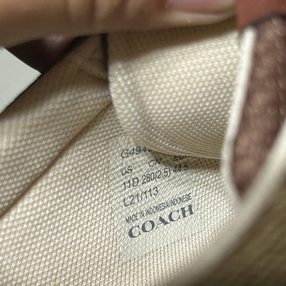 Coach shoes size 11 men - Picture 4 of 4
